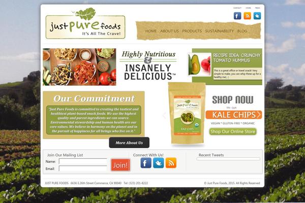 justpurefoods.com site used Jpf
