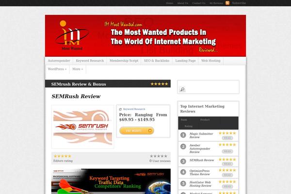 Food Recipes theme site design template sample