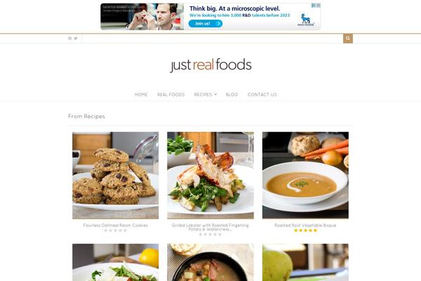 Food & Cook theme site design template sample