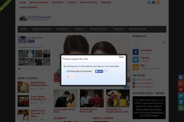 Eris theme site design template sample