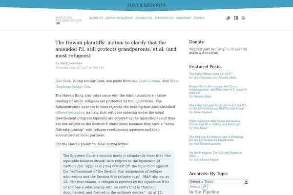 Site using Simple Pull Quote plugin