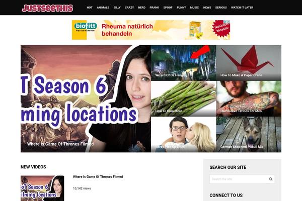 Video theme site design template sample