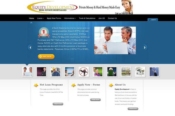 TheCorporation theme site design template sample