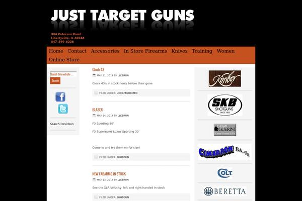 Lifestyle theme site design template sample