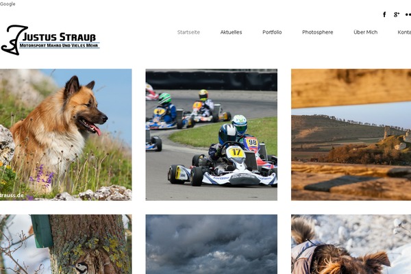 Photogridthemeres theme site design template sample
