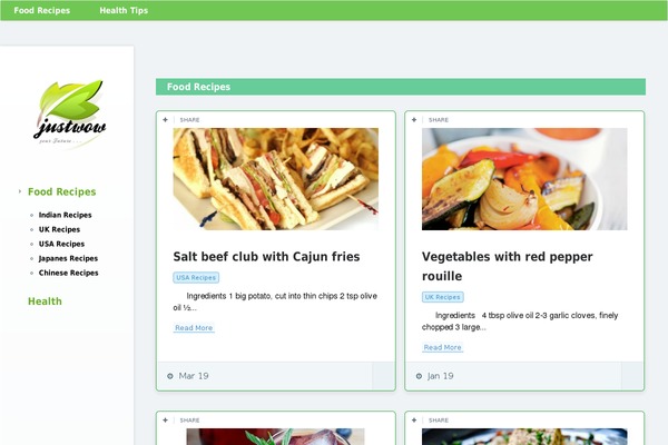 Pluto theme site design template sample