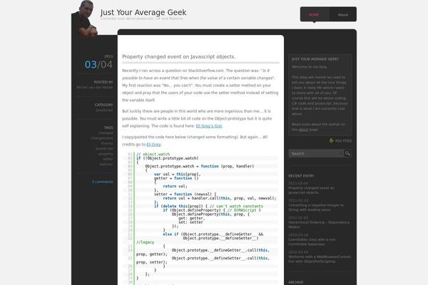 monochrome theme site design template sample