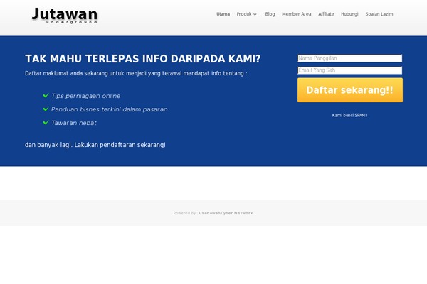 Ignition theme site design template sample