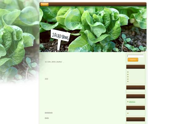 Gardening theme site design template sample