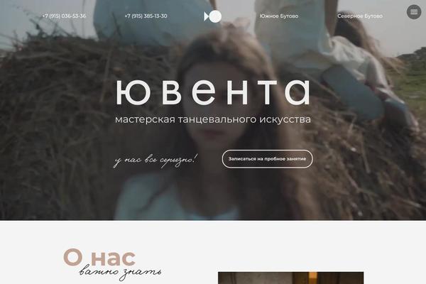 Vibez theme site design template sample