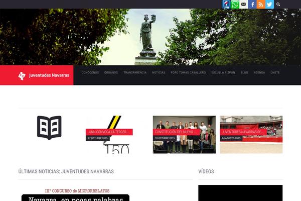 Parlament theme site design template sample
