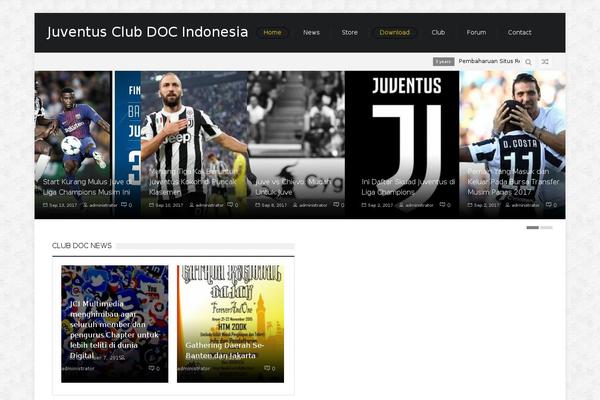 SevenMag theme site design template sample