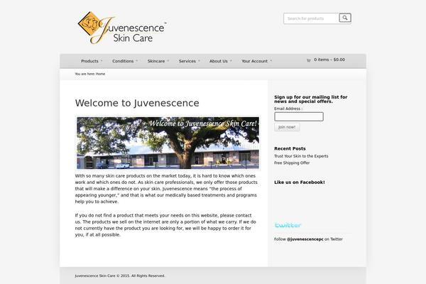 Wootique theme site design template sample