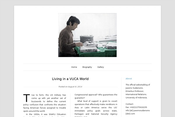 Duet theme site design template sample