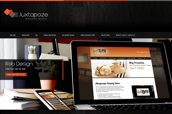 Jupiter theme site design template sample