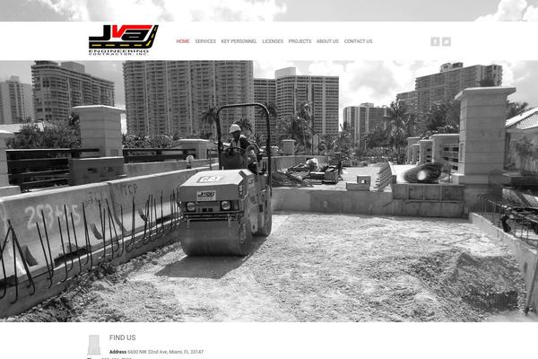 Modernist theme site design template sample