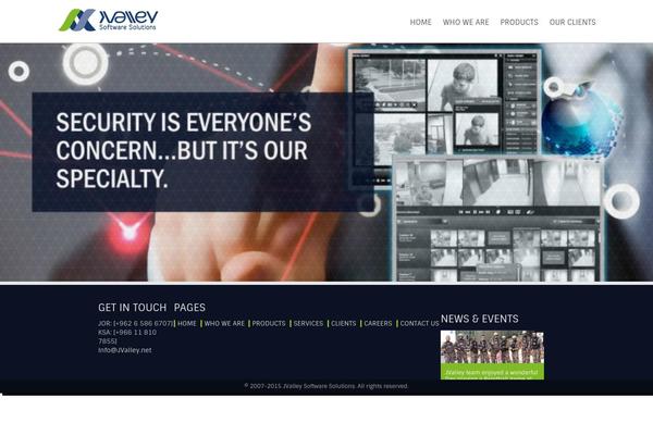 Vantage theme site design template sample