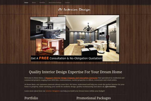 Qreator theme site design template sample