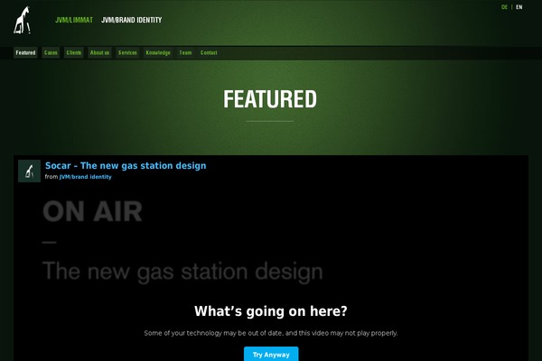 Mercurial theme site design template sample