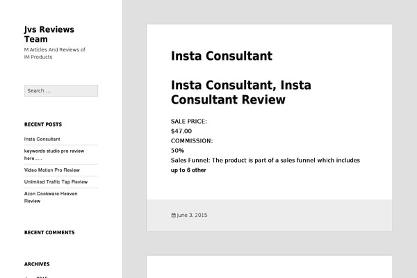 Twenty Fifteen theme site design template sample