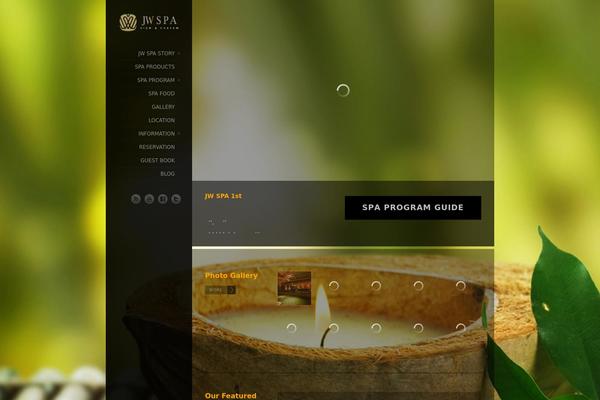 Myriad theme site design template sample
