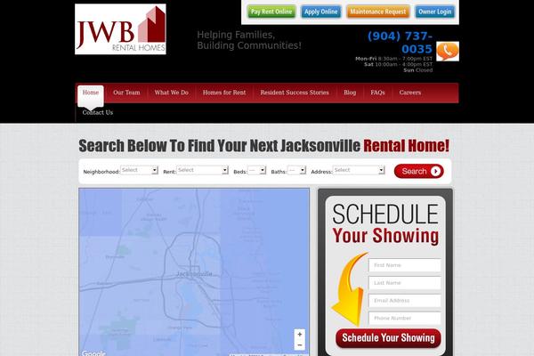 jwbrentalhomes.com site used Pom