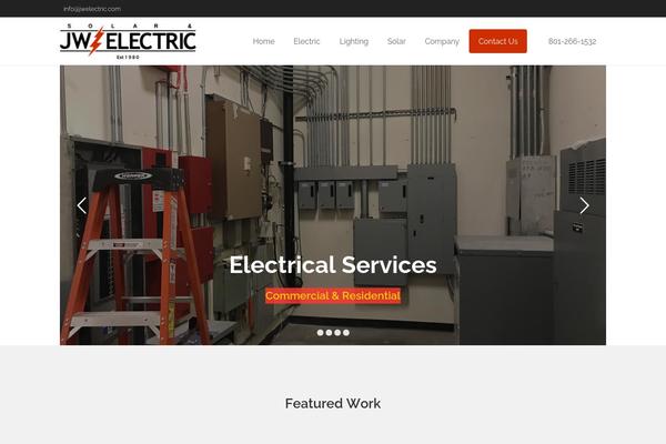 Impreza Child theme site design template sample