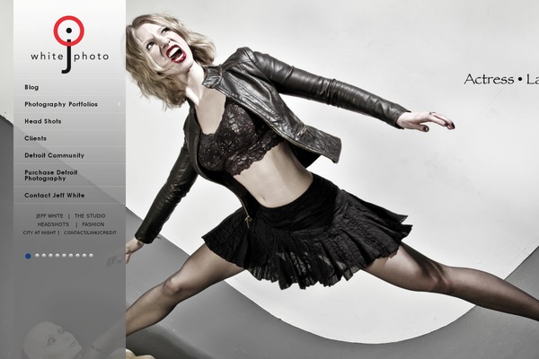 Widescreen theme site design template sample