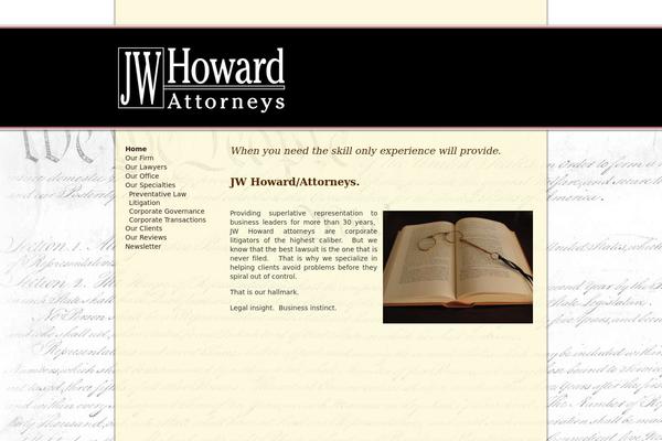 jwhowardattorneys.com site used Jwh