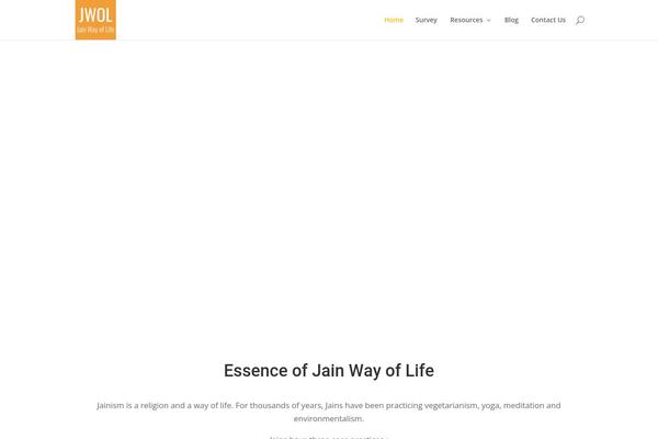 Divi theme site design template sample