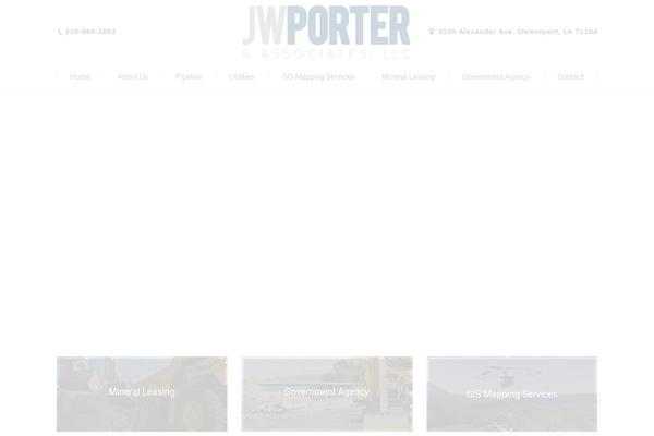 The7 Child theme site design template sample