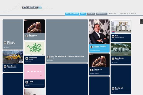 Foliogridpro theme site design template sample