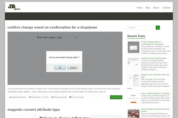 Spacious theme site design template sample
