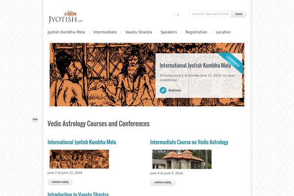 Evento theme site design template sample