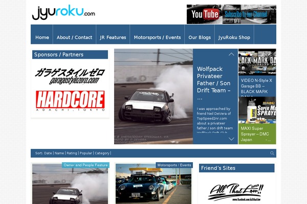 FlyingNews theme site design template sample