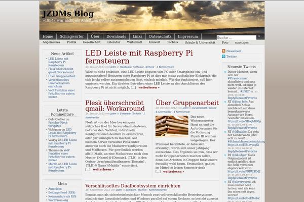 Site using FAVIROLL - FAVIcons for blogROLL plugin