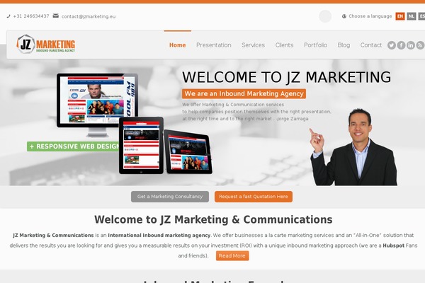 Stark theme site design template sample
