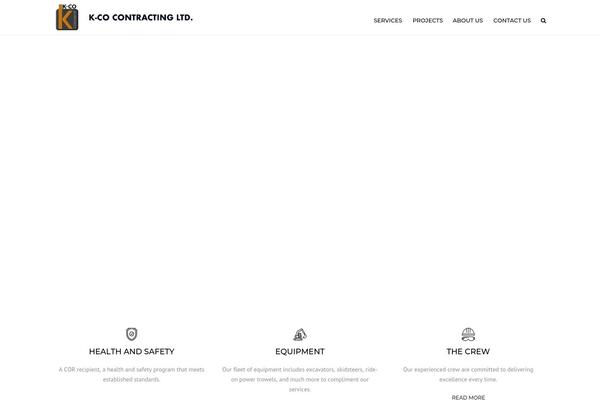 Industrial theme site design template sample
