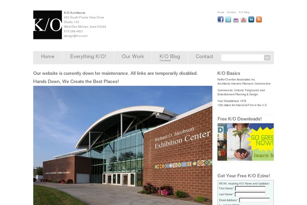 Studio960 theme site design template sample