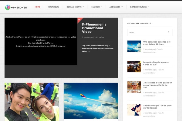 Reflector theme site design template sample