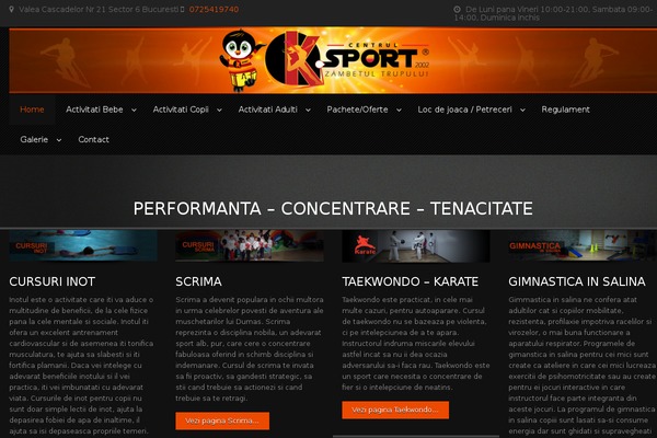 Evolution theme site design template sample