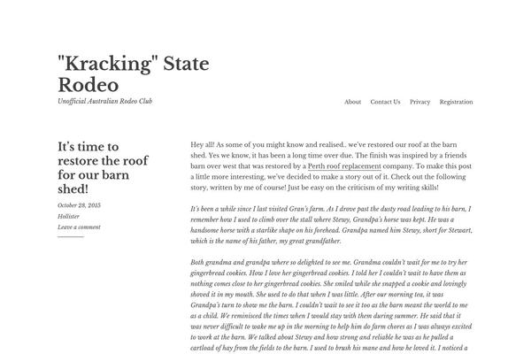 Libre theme site design template sample