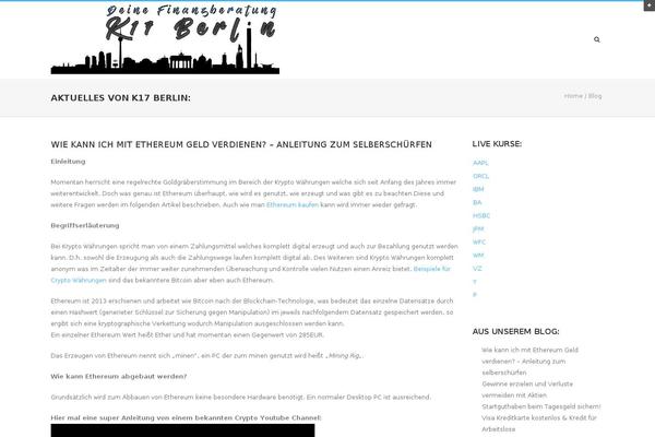Site using Statify plugin