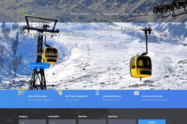 Site using Tourmaster plugin