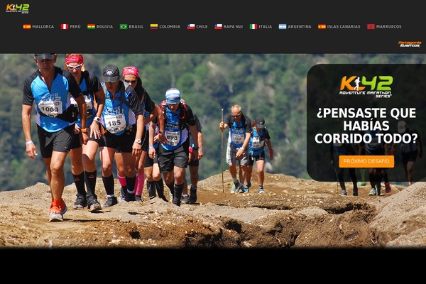 k42trailrun.com site used upBootstrap3WP