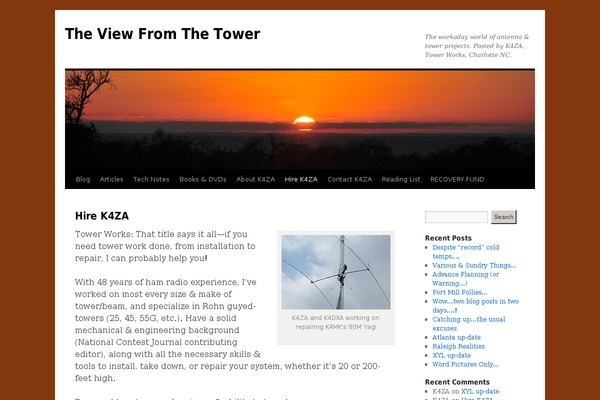 Twenty Ten theme site design template sample