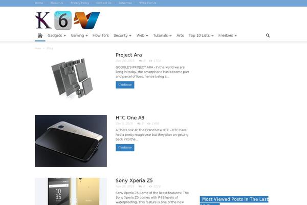 k6v.com site used Newspaper Child