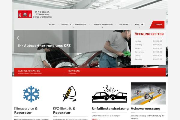 CarPress theme site design template sample