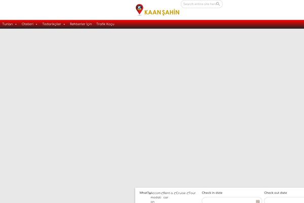 BookYourTravel theme site design template sample