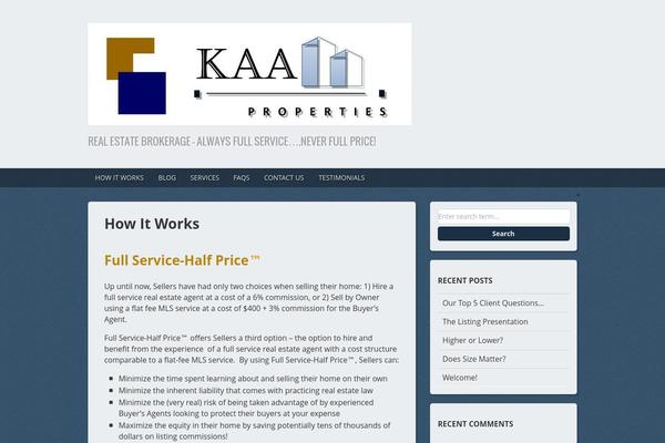 Modern Estate theme site design template sample